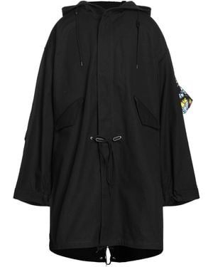 Raf Simons Overcoat & Trench Coat - Black