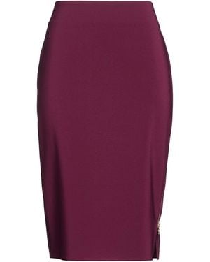 Rinascimento Midi Skirt Polyester, Elastane - Purple