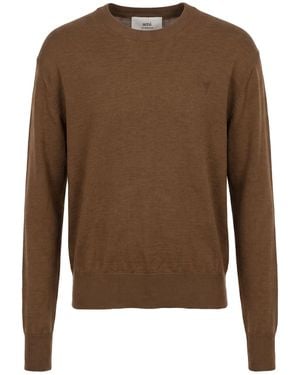 Ami Paris Pullover - Braun