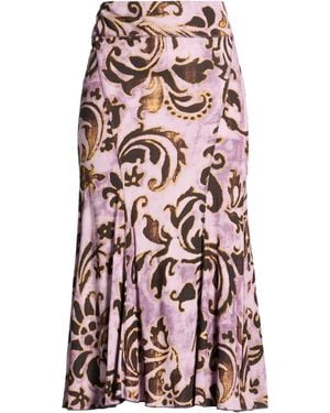 Roberto Cavalli Midi Skirt - Red
