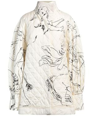 Jil Sander Ivory Puffer Viscose - White