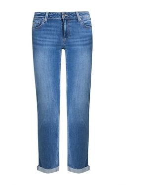 PAIGE Jeans Cotton, Polyester, Elastane - Blue