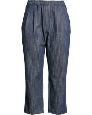Gran Sasso Pants Cotton - Blue