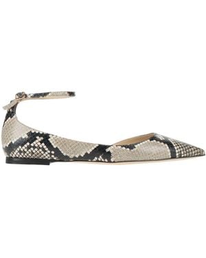 Jimmy Choo Sand Ballet Flats Leather - Natural