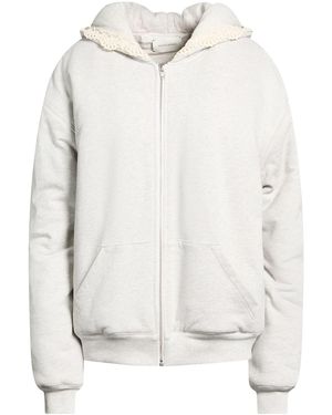 Magda Butrym Light Sweatshirt Cotton, Recycled Cotton, Elastane - White