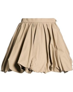 Dior Khaki Mini Skirt Cotton - Natural