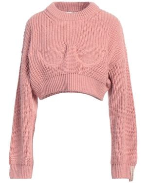 Mar De Margaritas Sweater Acrylic, Wool, Polyester - Pink