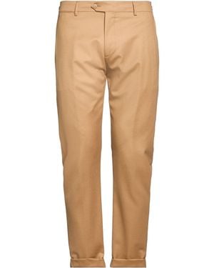Berwich Camel Pants Virgin Wool - Natural