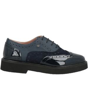Pollini Lace-Up Shoes Leather - Blue