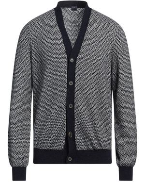 Fedeli Midnight Cardigan Cashmere - Gray