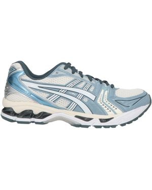 Asics Sneakers Textile Fibers, Synthetic Material - Blue