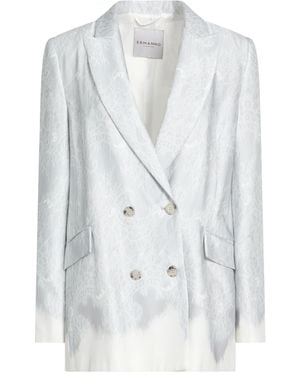 ERMANNO FIRENZE Light Blazer Viscose - White