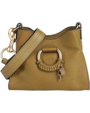 See By Chloé Mini Joan Leather Crossbody Bag - Green