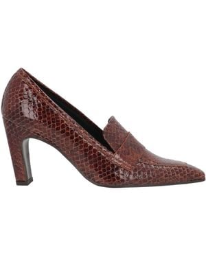 Zinda Court Shoes Leather - Brown