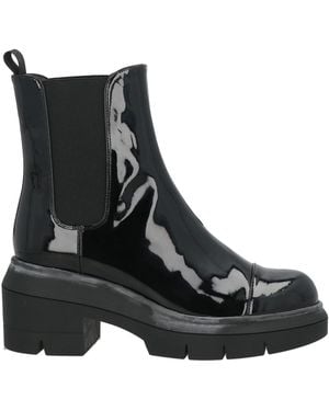 Stuart Weitzman Ankle Boots Leather, Elastic Fibres - Black