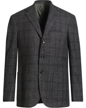 Sartorio Napoli Blazer Wool, Silk, Linen - Black