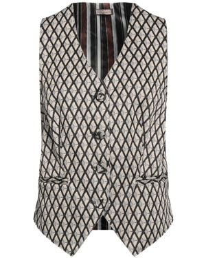 Maliparmi Tailored Vest Polyamide, Elastane - White