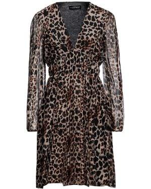 VANESSA SCOTT Mini Dress Viscose, Silk - Black