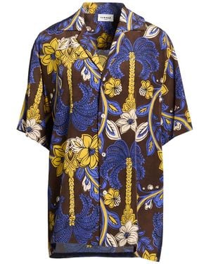 P.A.R.O.S.H. P.A.R.O..H. Shirt Silk - Blue