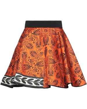 Fausto Puglisi Mini Skirt Viscose, Acetate, Elastane - Orange