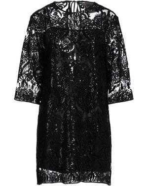 Semicouture Mini Dress - Black