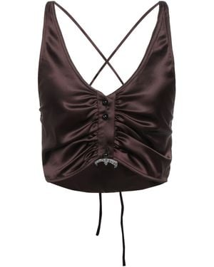 Ganni Top - Brown