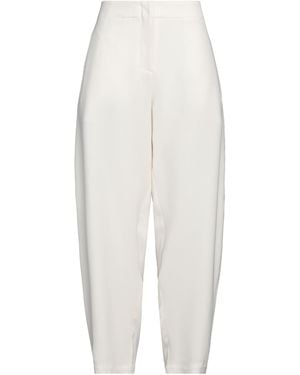 Studio Nicholson Ivory Trousers Viscose, Virgin Wool - White