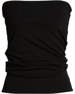 Patrizia Pepe Top Viscose, Elastane - Black
