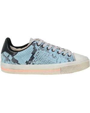 HIDNANDER Sneakers Leather, Textile Fibers - Blue