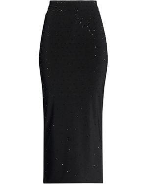 ANDAMANE Midi Skirt Polyester, Elastane - Black