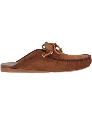 Celine Camel Mules & Clogs Calfskin - Brown
