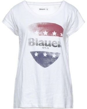 Blauer T-Shirt Cotton - White