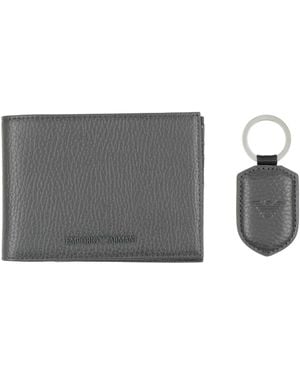 Emporio Armani Brieftasche - Grau