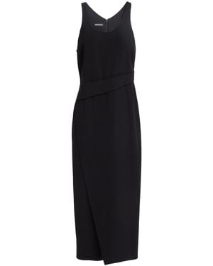 Emporio Armani Midi-Kleid - Schwarz