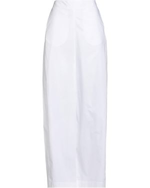 Roberto Collina Pants Cotton - White
