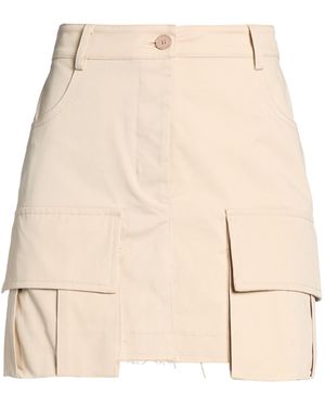 Pinko Mini Skirt Cotton, Elastane - Natural