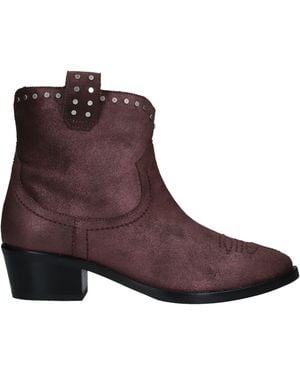 Janet & Janet Ankle Boots - Purple