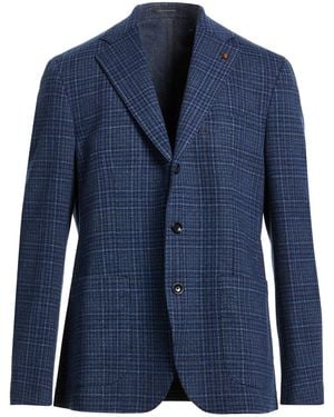Sartoria Latorre Blazer Cotton, Wool - Blue