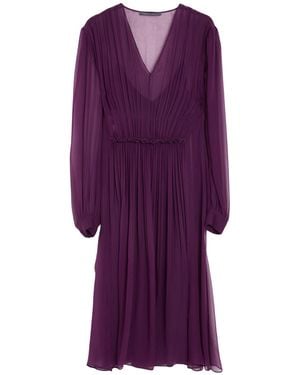 Alberta Ferretti Midi-Kleid - Lila