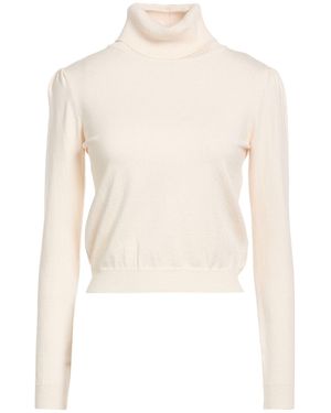 Soallure Turtleneck Viscose, Polyester, Polyamide - White