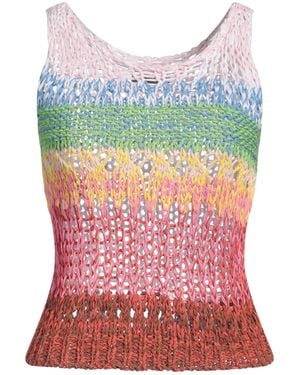 Roberto Collina Top Cotton, Nylon - Red