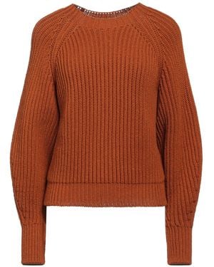 Maison Ullens Tan Sweater Virgin Wool, Polyamide - Brown