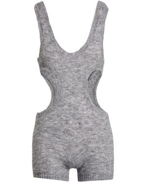 Philosophy Di Lorenzo Serafini Playsuit Mohair Wool, Wool, Polyamide, Elastane - Gray