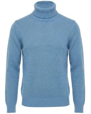 FILIPPO DE LAURENTIIS Rollkragenpullover - Blau