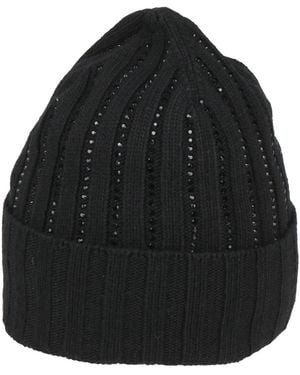 ERMANNO FIRENZE Hat Polyamide, Viscose, Wool, Cashmere - Black
