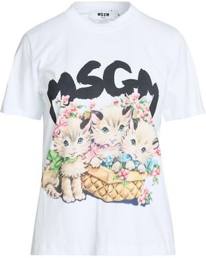 MSGM T-Shirts - White