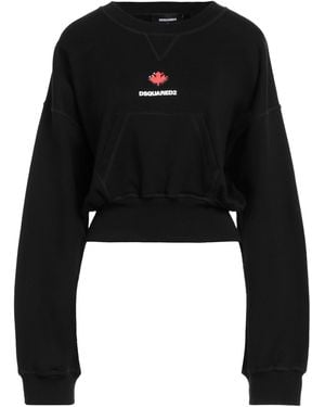 DSquared² Sweatshirt Cotton, Elastane - Black