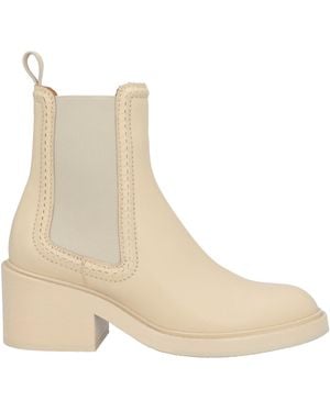 Chloé Ankle Boots - Natural