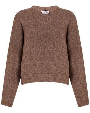 MARSĒM Sweater Polyester, Wool, Recycled Polycarbonate, Recycled Wool, Polycarbonate - Brown