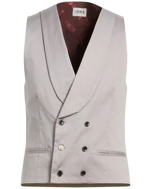 Berna Tailored Vest Cotton, Acetate - Gray